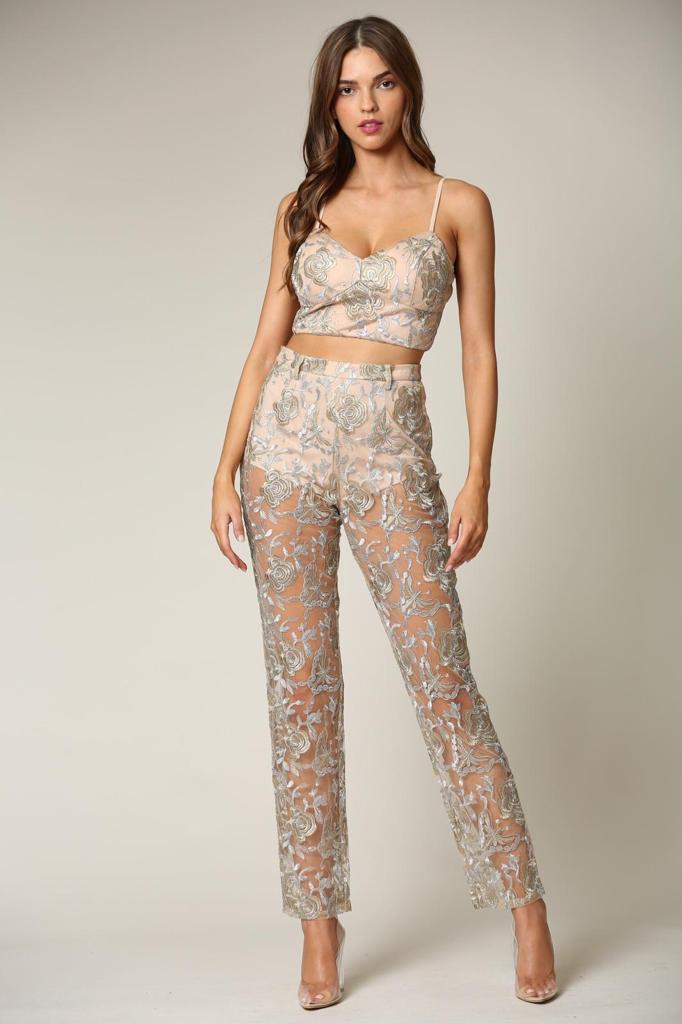 lace pant  set - Boaclick