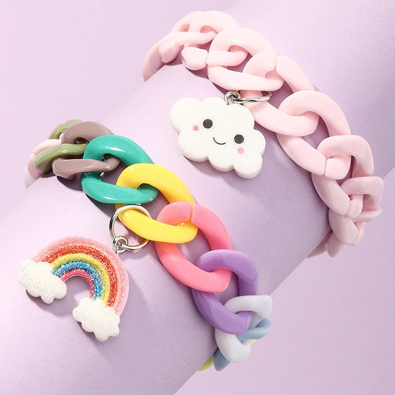 Cute cloud Rainbow Bracelet