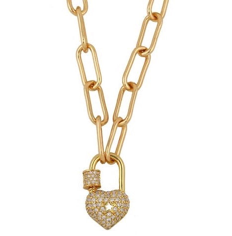 Beauty heart pendant necklace