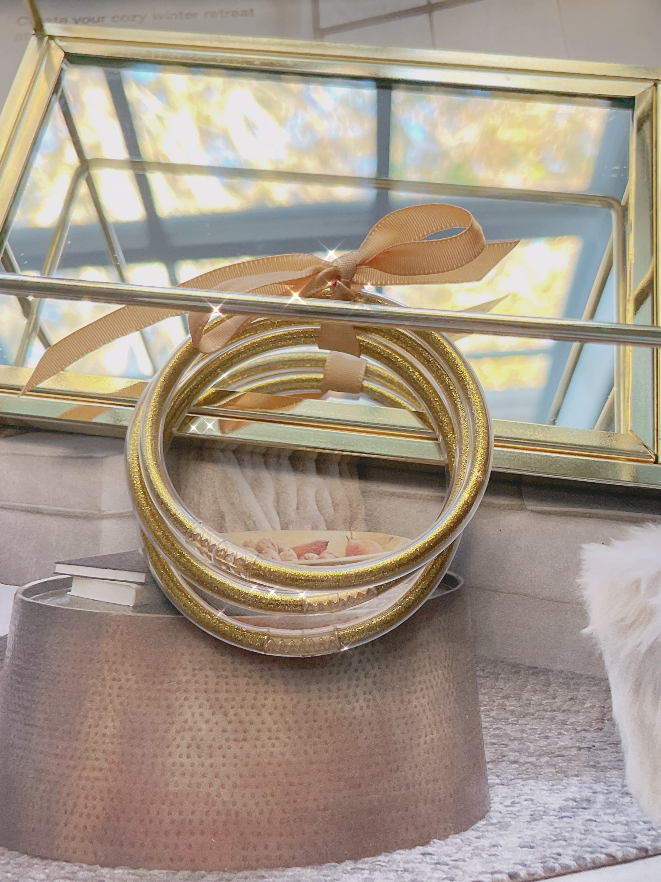 Beige Bangle - Serenity Prayer