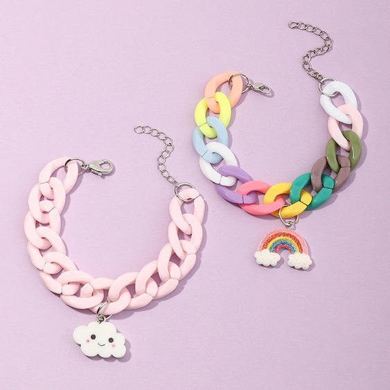 Cute cloud Rainbow Bracelet