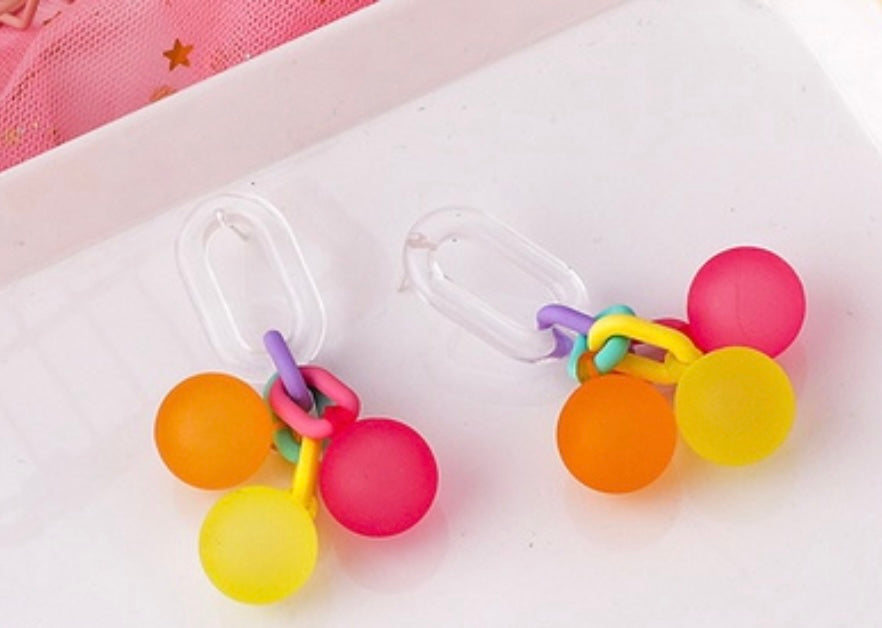 Candy Bubble Ball Earrings