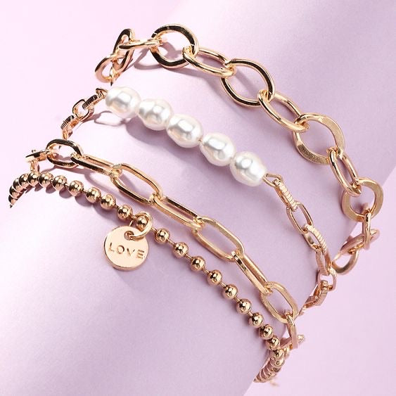 Multilayer pearl Bracelet