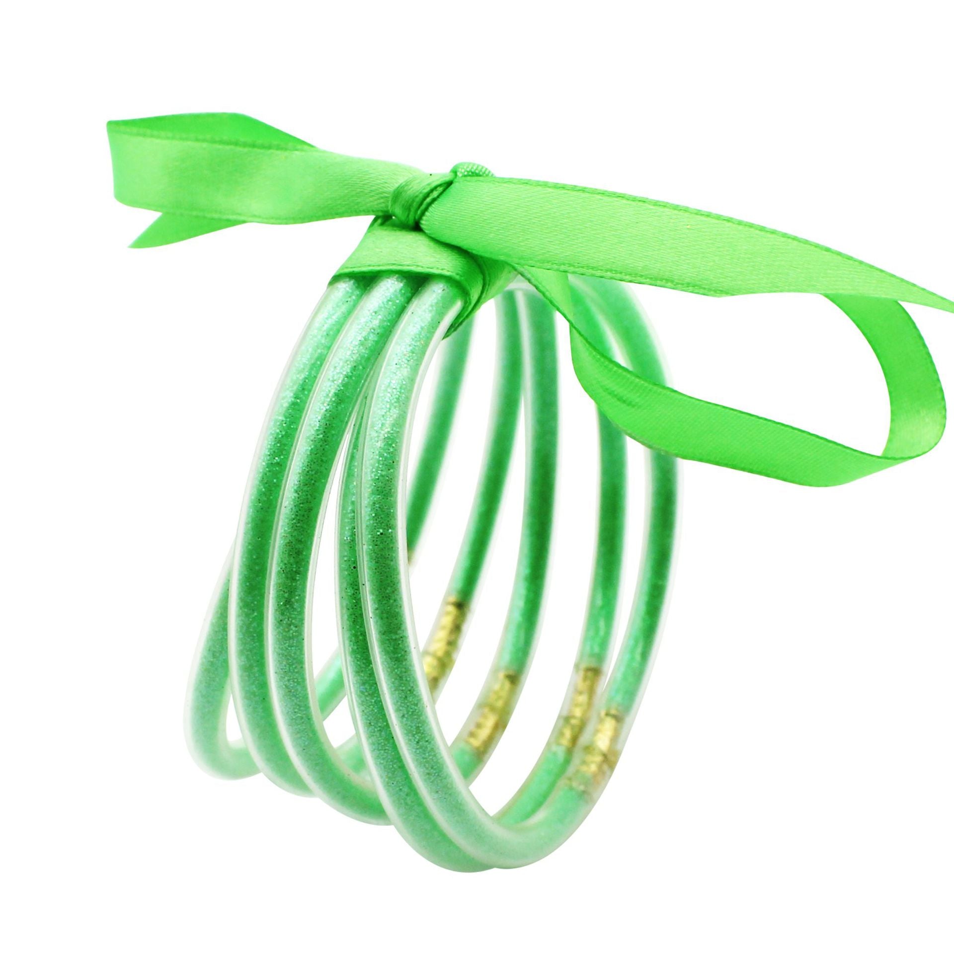 Lime Green Bangle - Serenity Prayer