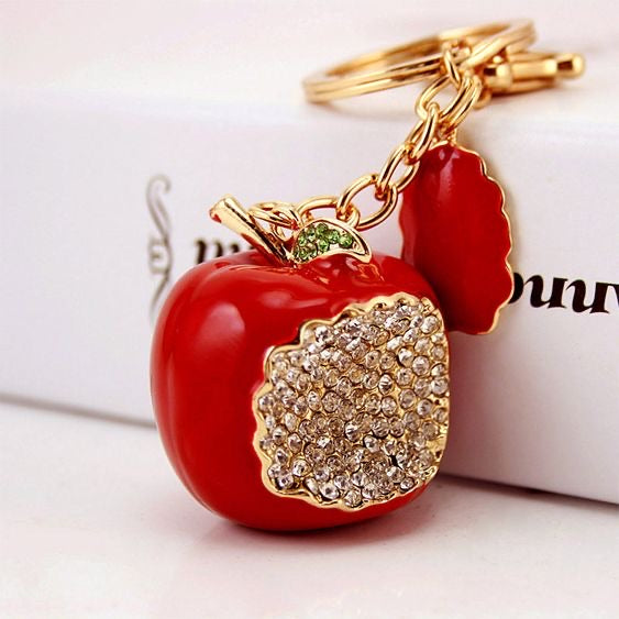 Cuteq Apple Keychain